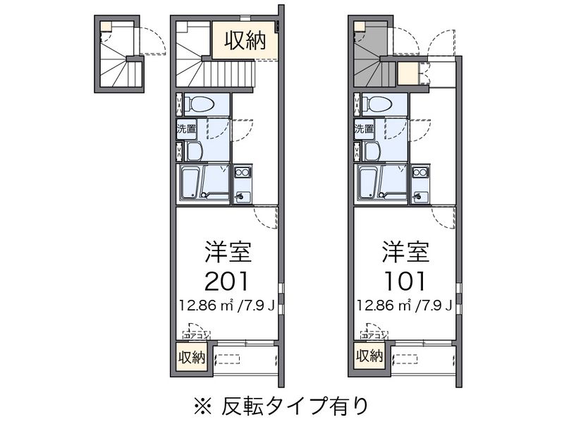 クレイノはなみずきⅡ 間取図