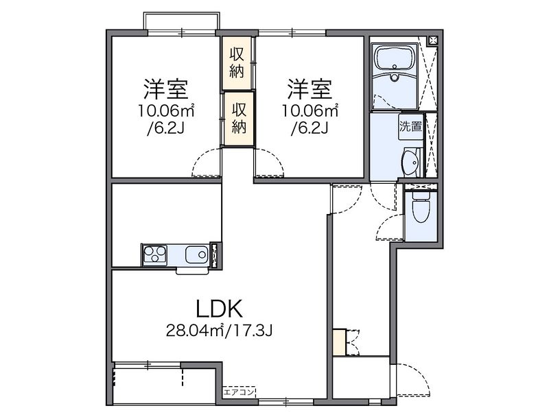 レオネクストキッズⅢ 間取図