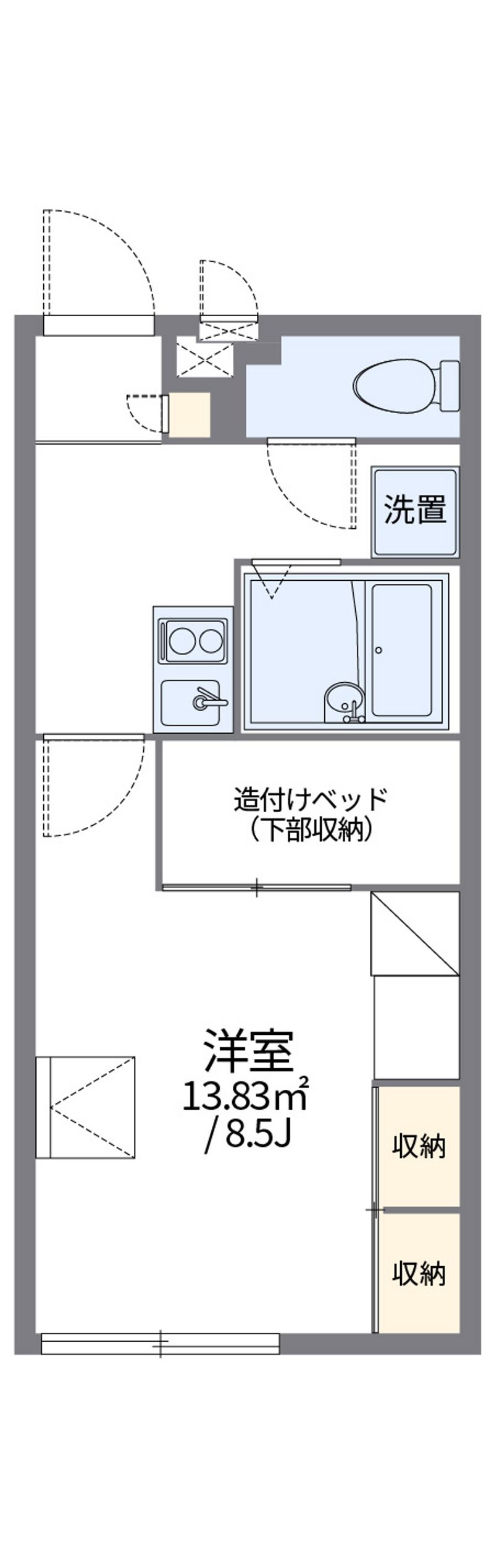 レオパレス糸満Ｓｏｕｔｈ 間取図