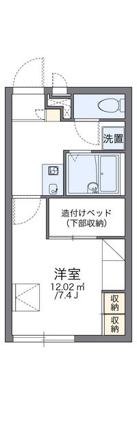 レオパレスＩＳＨＩＤＡ 間取り図