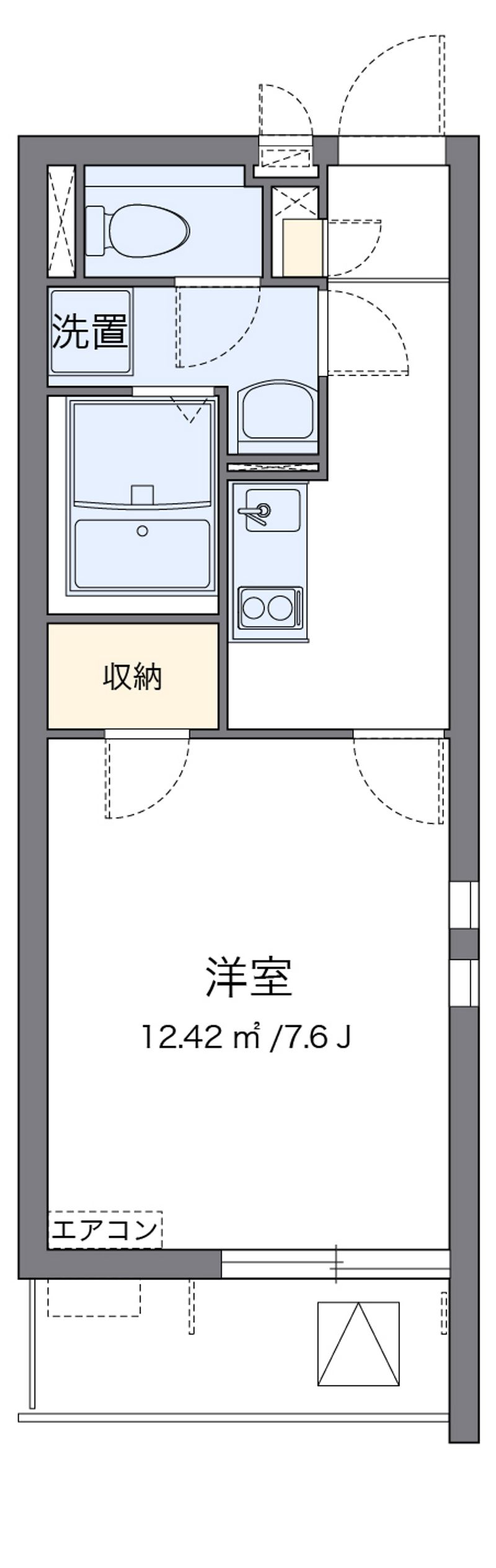 クレイノミュートス　テセラⅡ 間取図