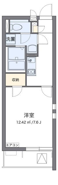 クレイノミュートス　テセラⅡ 間取り図