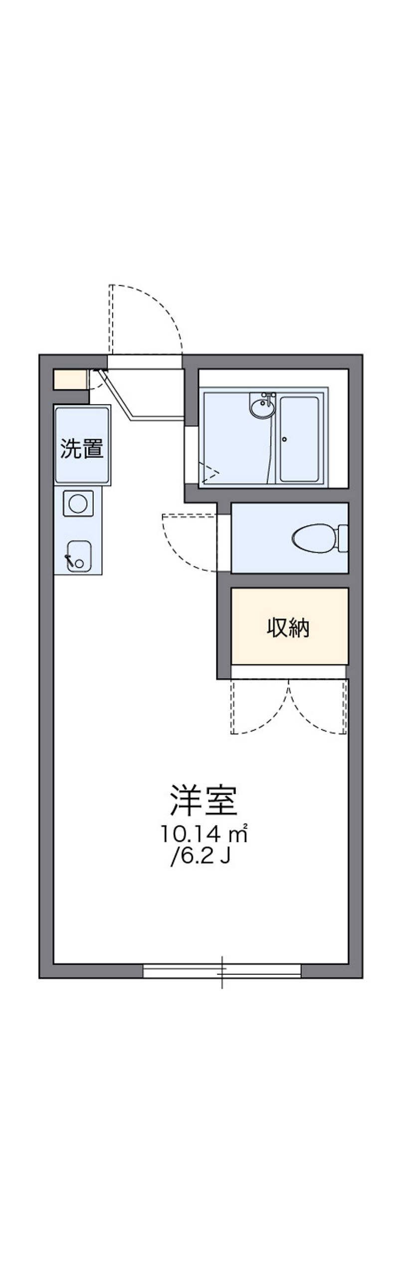 レオパレスカサ 間取図