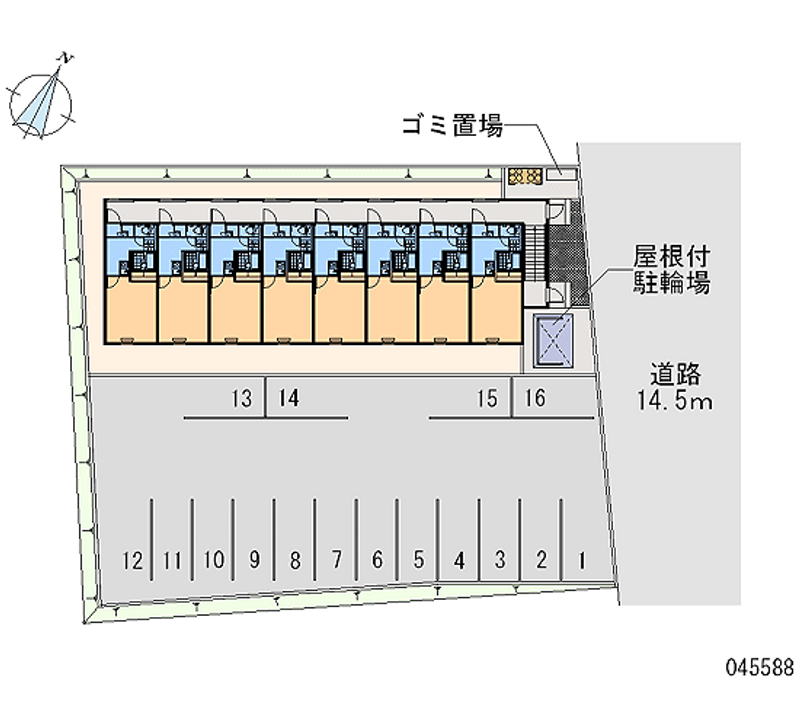 レオパレスリュウカ 月極駐車場