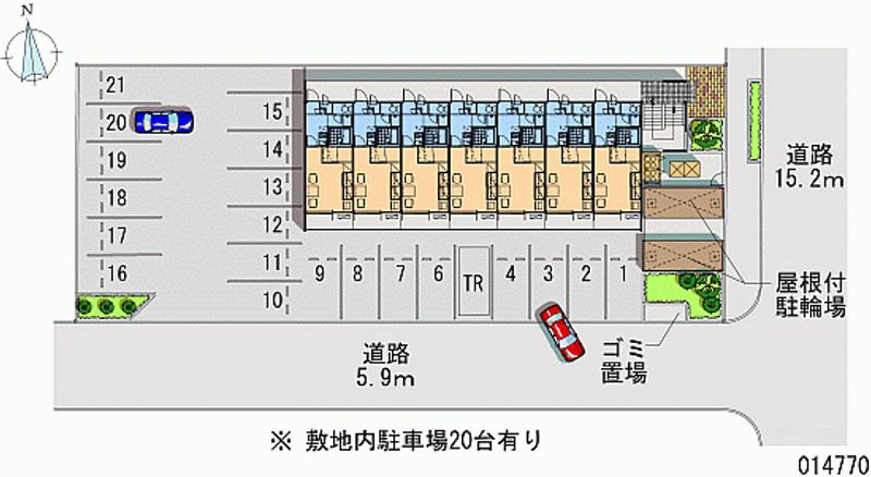 レオパレス青松 月極駐車場