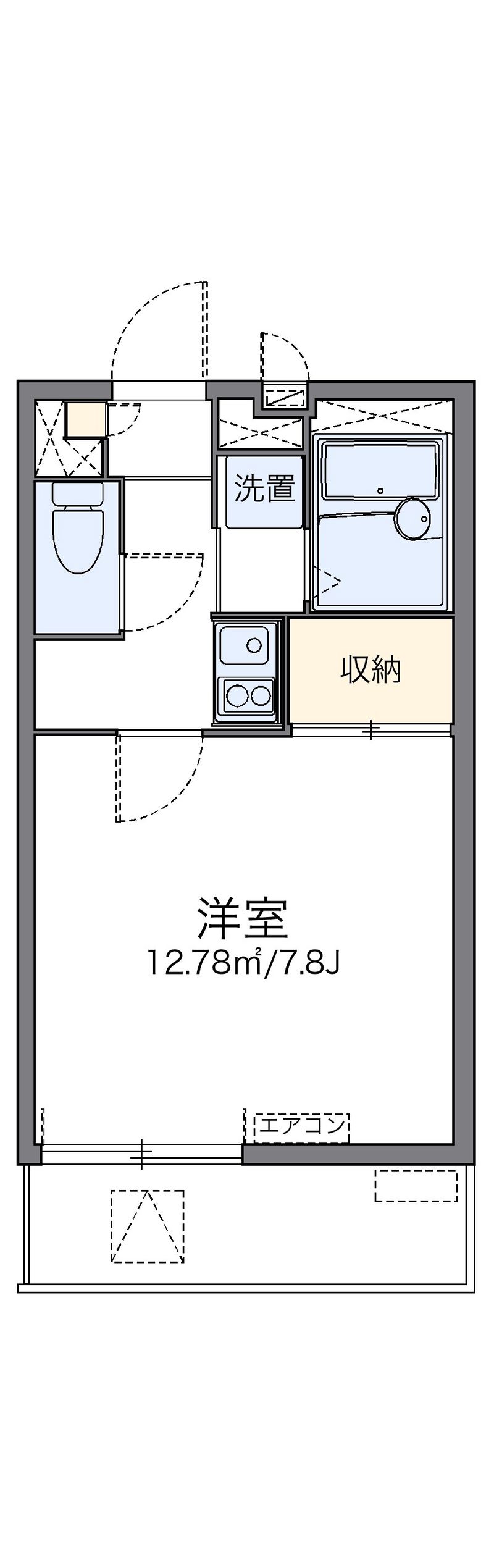 レオパレスＳＨＯ　３ 間取図