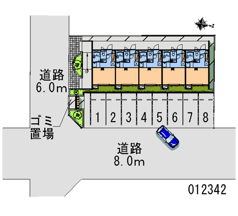 12342月租停車場