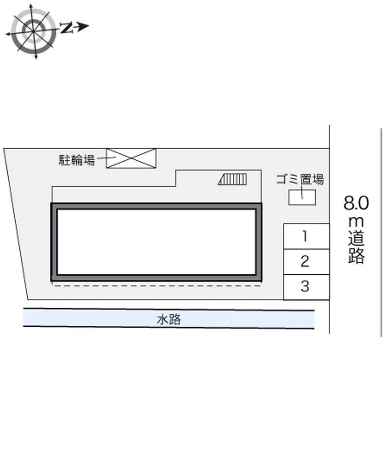 レオパレスひいらぎ 配置図