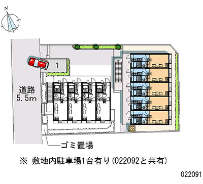 22091 Monthly parking lot