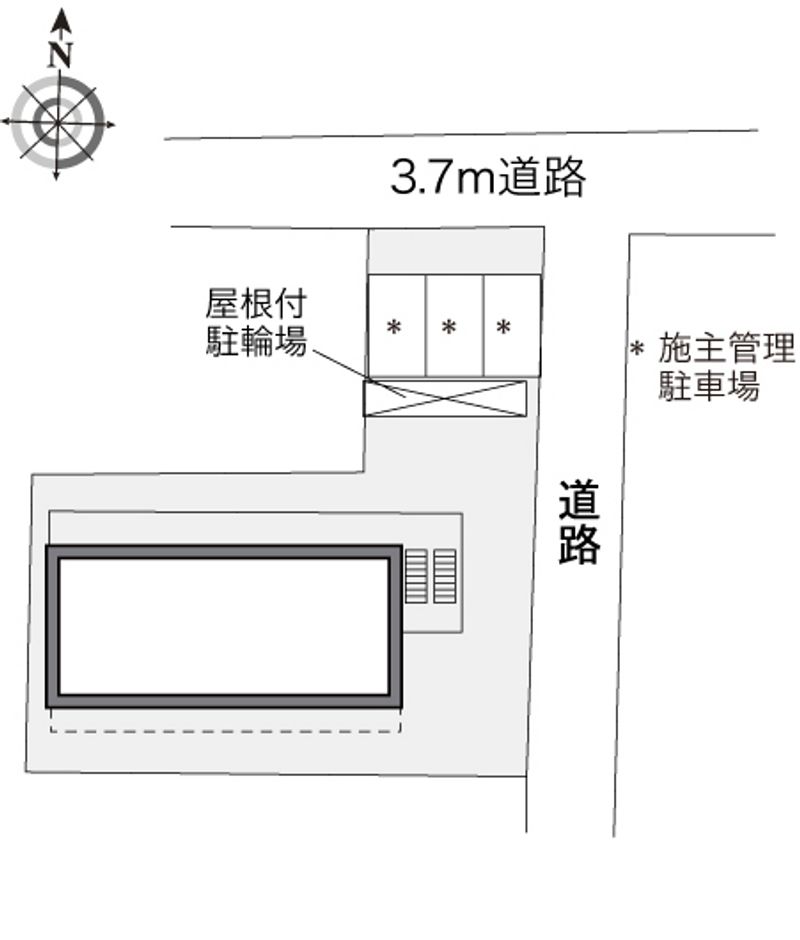 レオパレスＢＡＮＣＨＯＵ 配置図