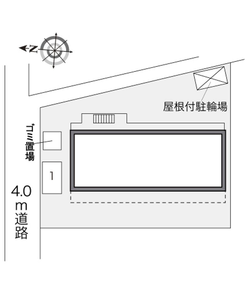 レオパレスメープル 配置図