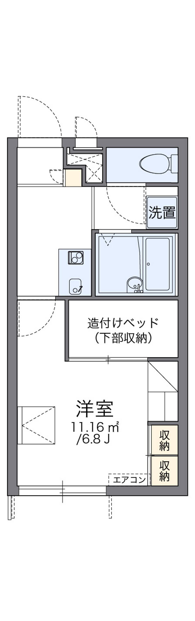 leopalace Avant garde Sasebo 户型图