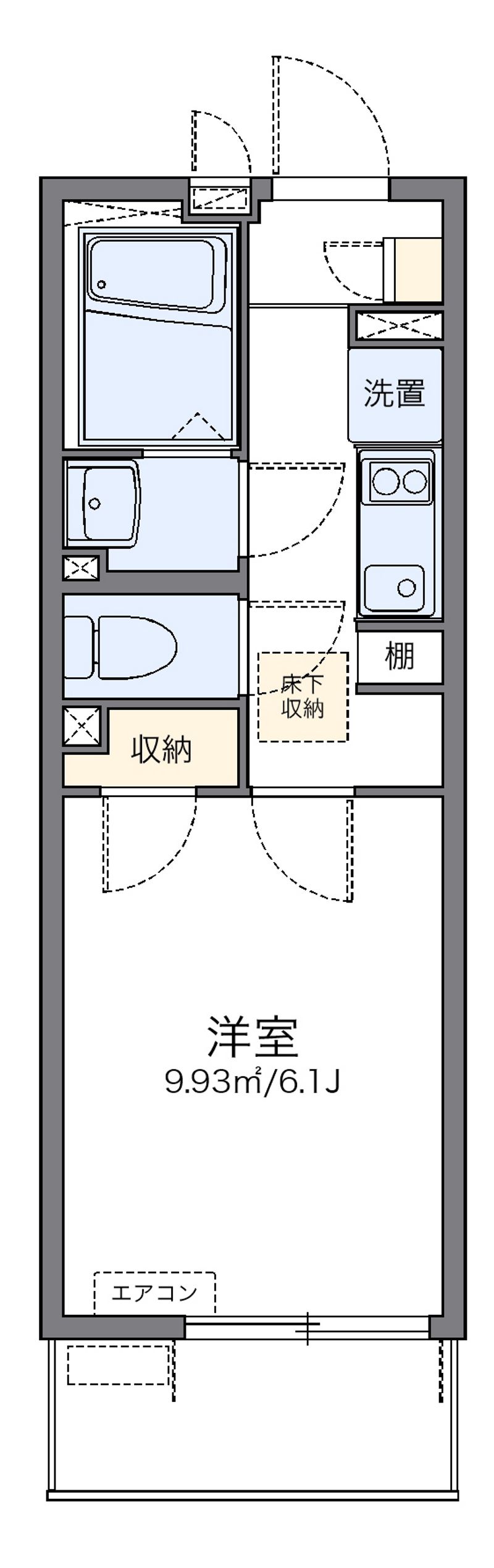 レオネクスト黒崎中央 間取図
