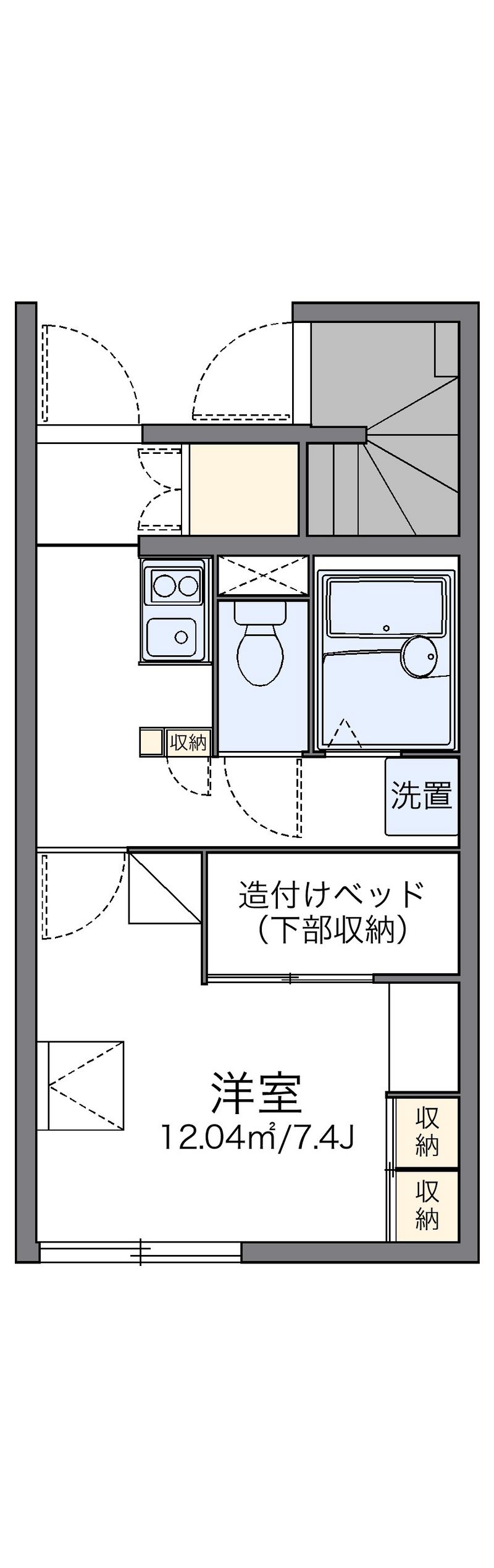 レオパレスメゾンＴ 間取図