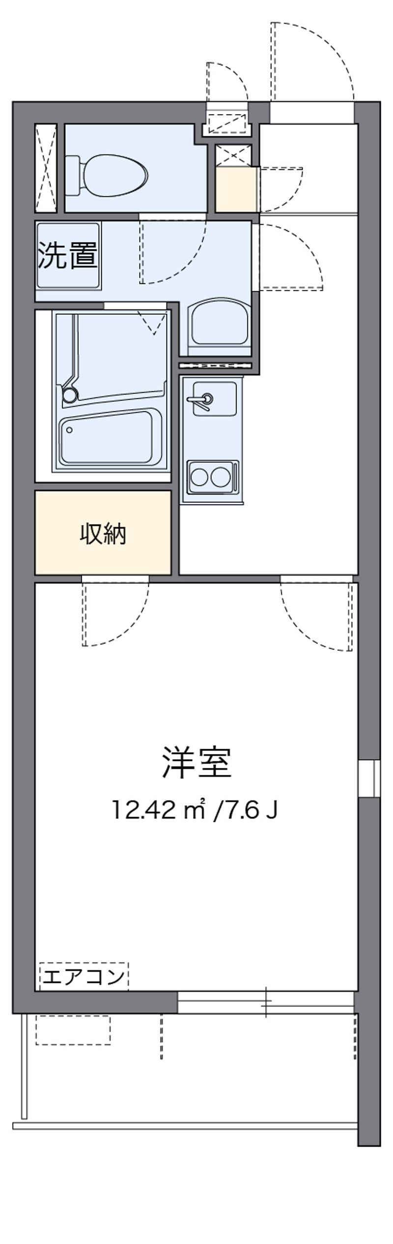 クレイノ芝富士ハイツ 間取り
