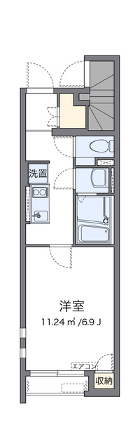 クレイノ大矢知Ⅱ 間取り図