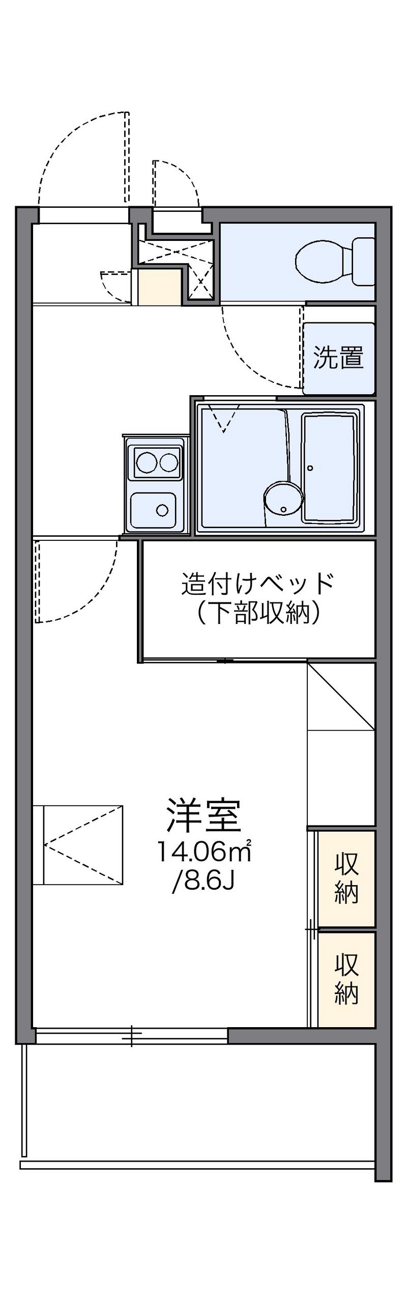 レオパレスＹＵＴＡＫＡ 間取り