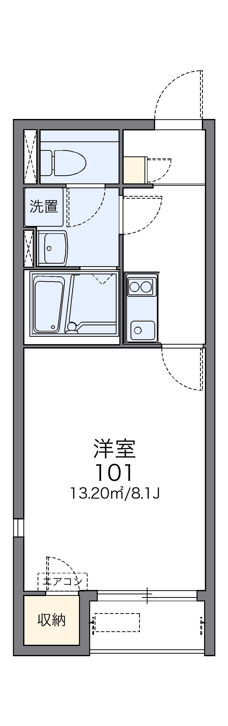 レオネクストコンフォール 間取図