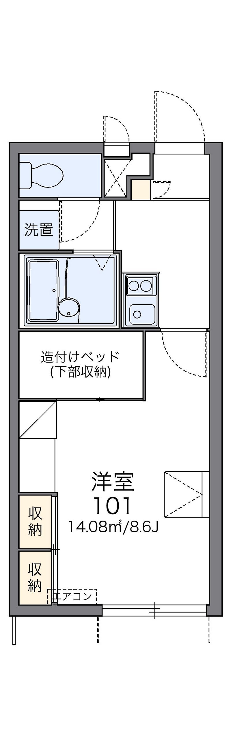 レオパレスＳＥＥＤ 間取図