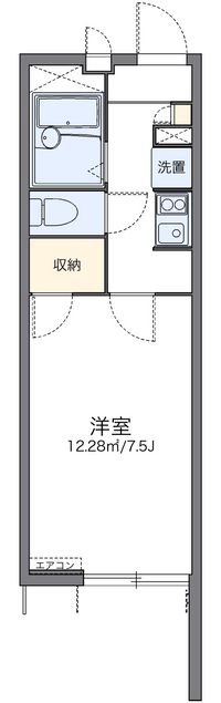 レオパレスＨＫ寿町 間取図