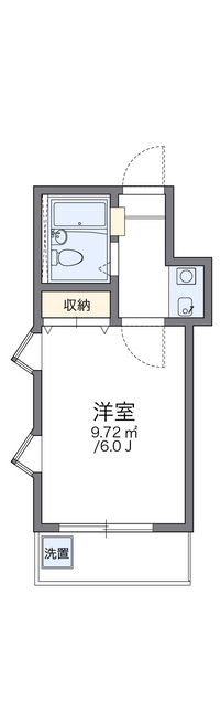 レオパレス瓢箪山第５ 間取り図