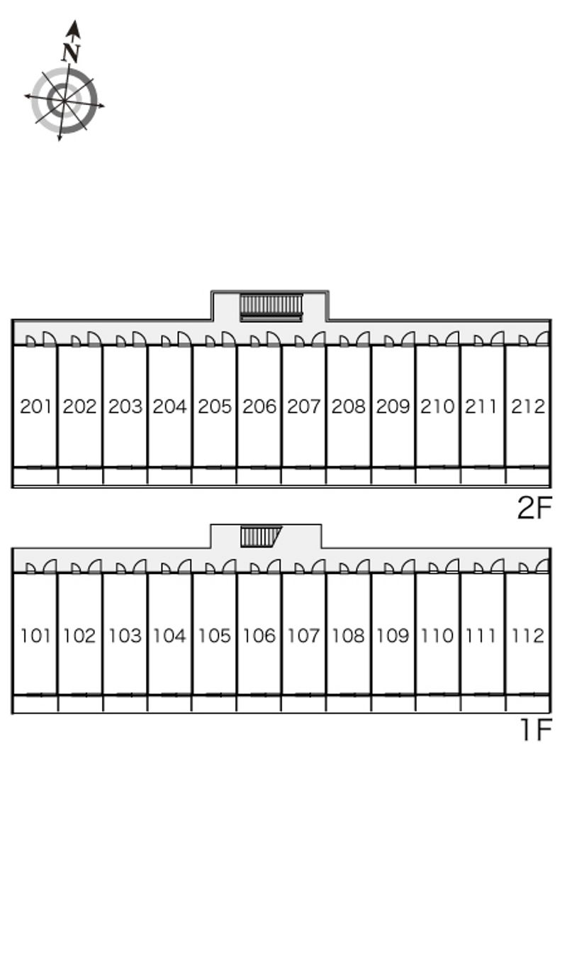 レオパレスプレジール西白井 間取り配置図