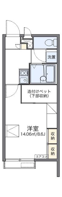 レオパレス南備後 間取り図