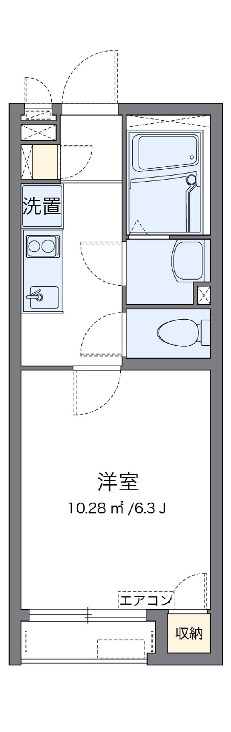 クレイノ名古屋旭丘 間取図