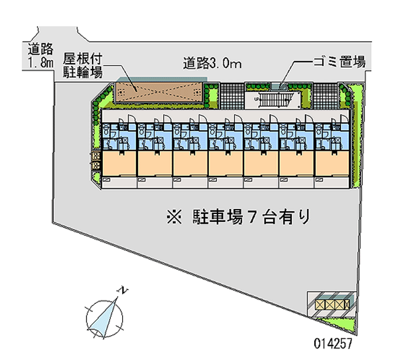 14257月租停車場