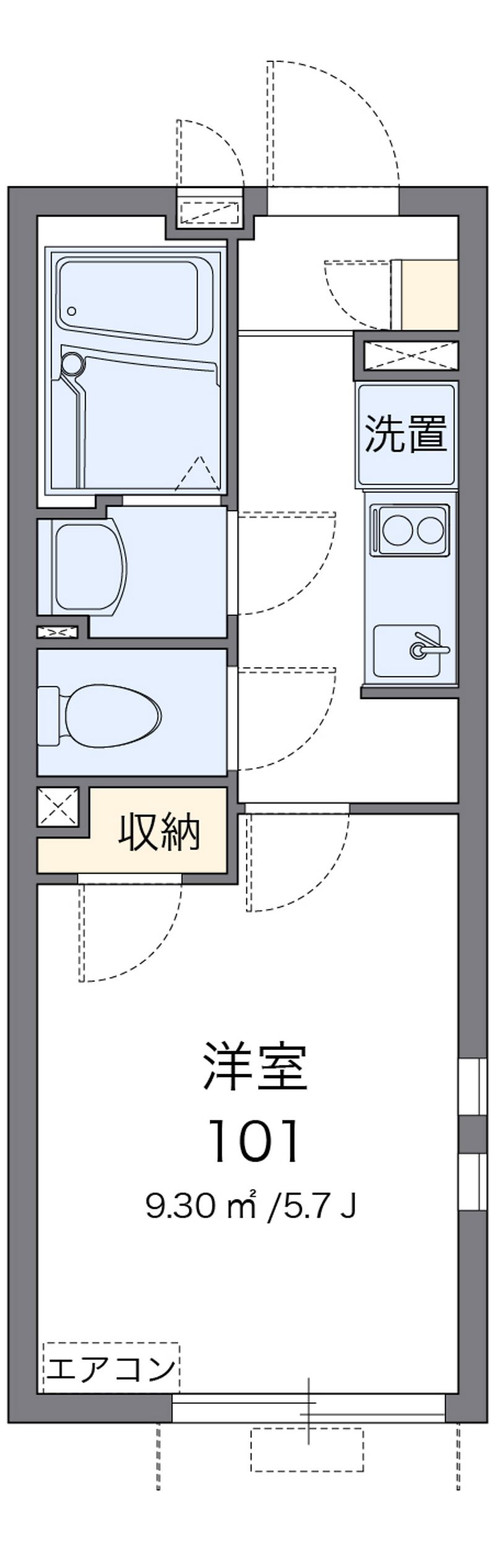 クレイノｋｅｙａｋｉ 間取図