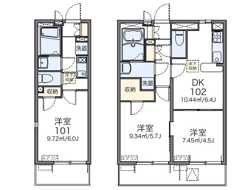 レオネクストフォルトゥーナ 間取図