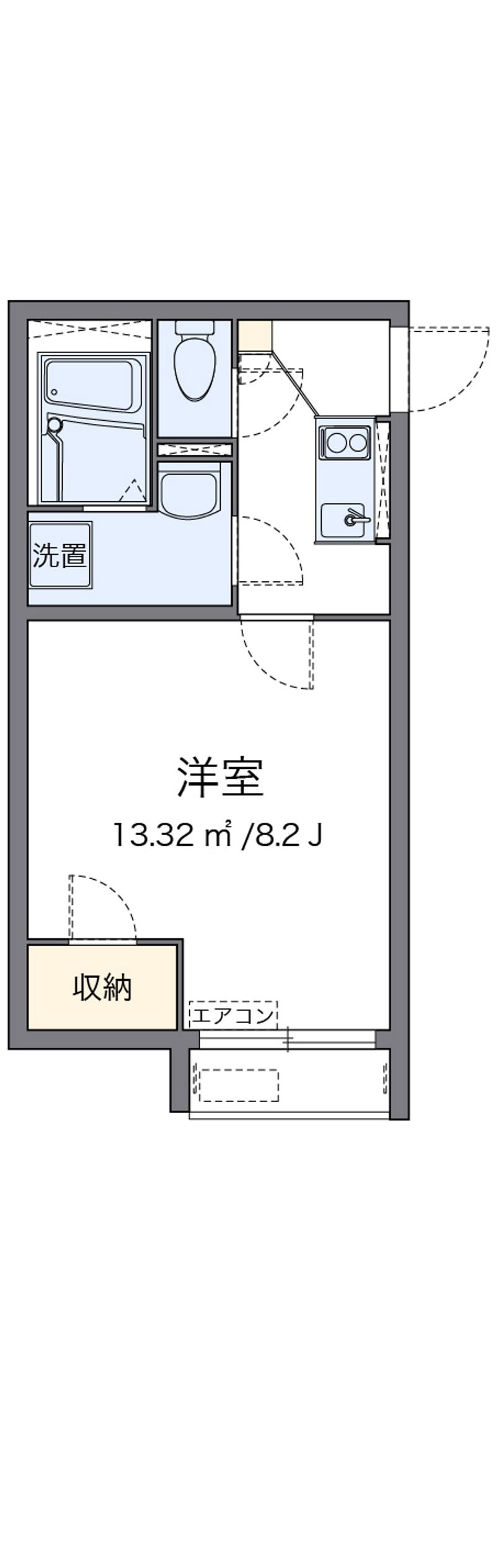 レオネクストソレーユ東大沼 間取図