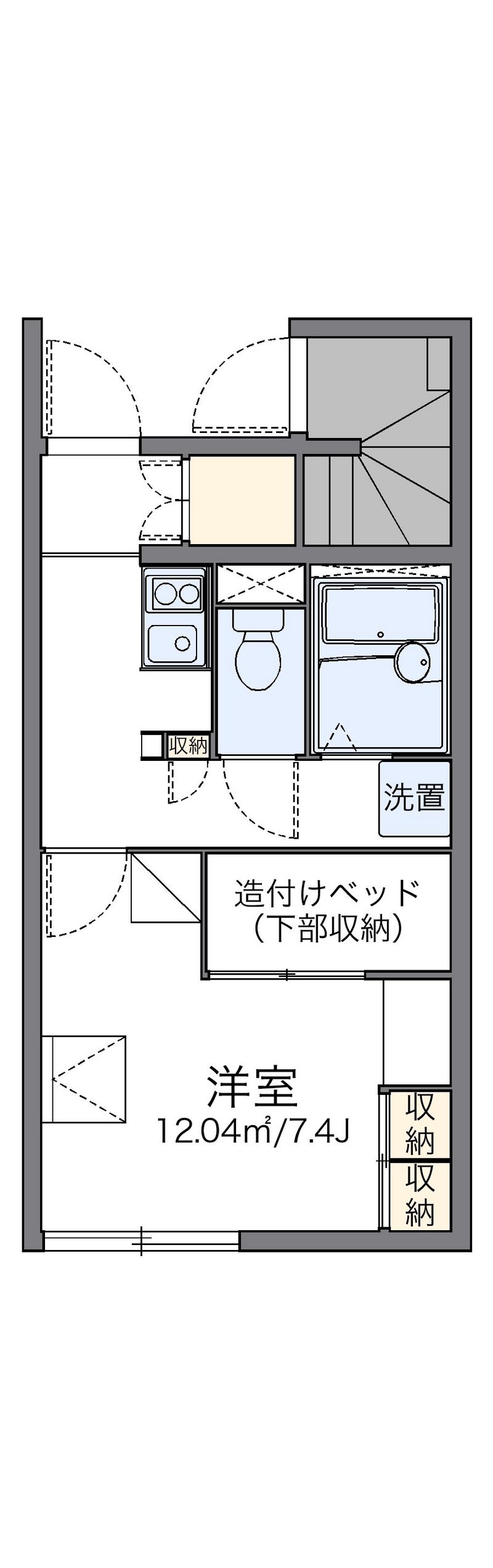 レオパレスラインⅡ 間取図