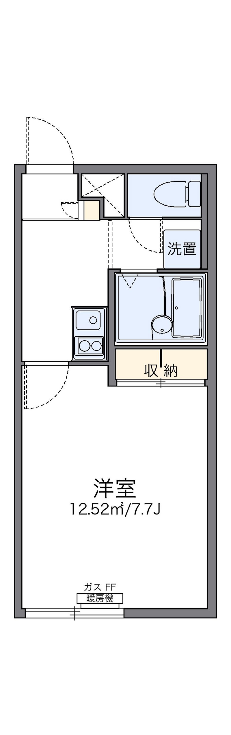 レオパレス青雲Ⅱ 間取図