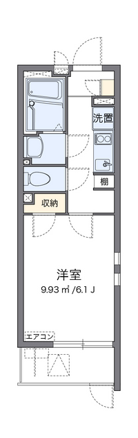 クレイノ朝潮橋 間取り図