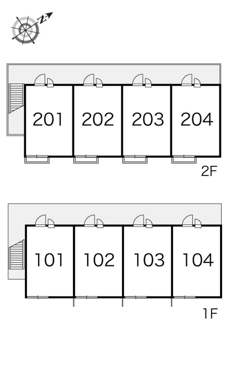 レオパレス佐藤マンション 間取配置図