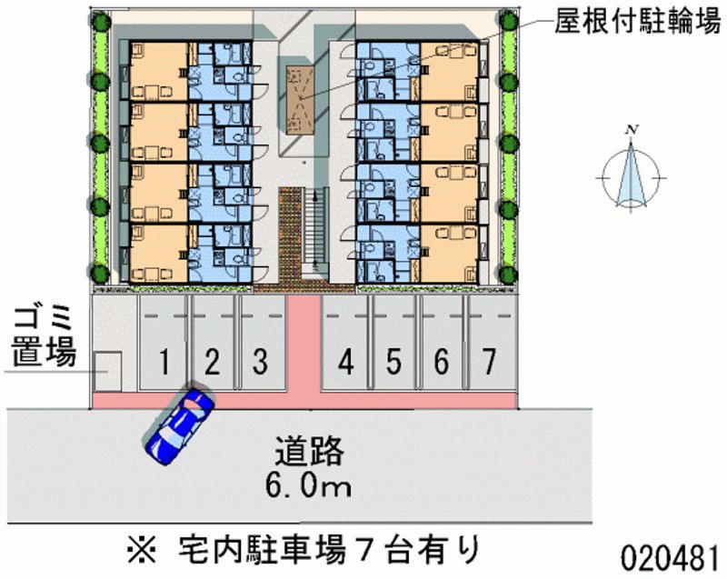 レオパレス槇 月極駐車場