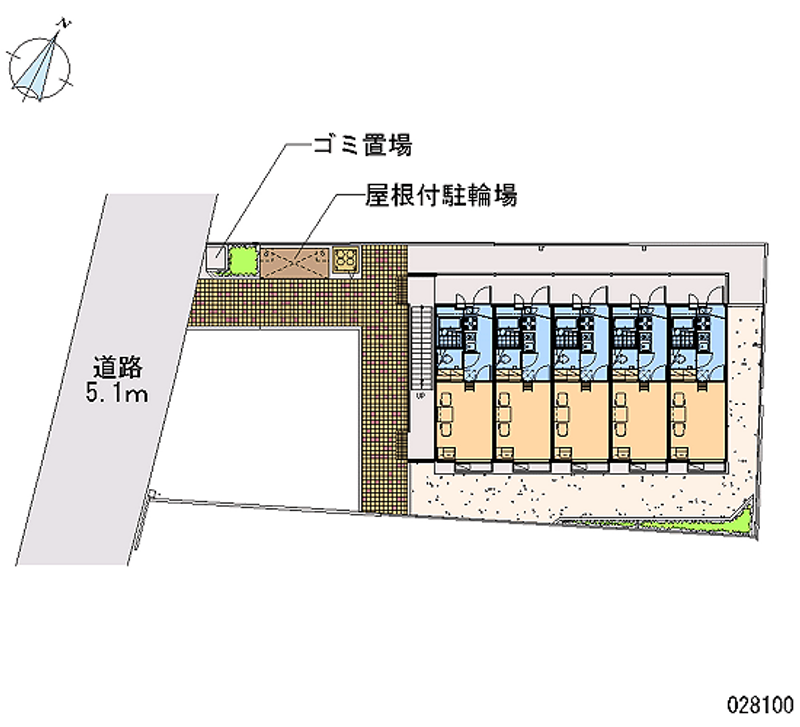 レオパレスビューテラス東町 区画図