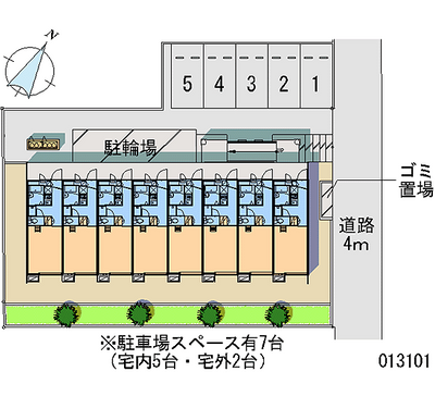 13101 Monthly parking lot