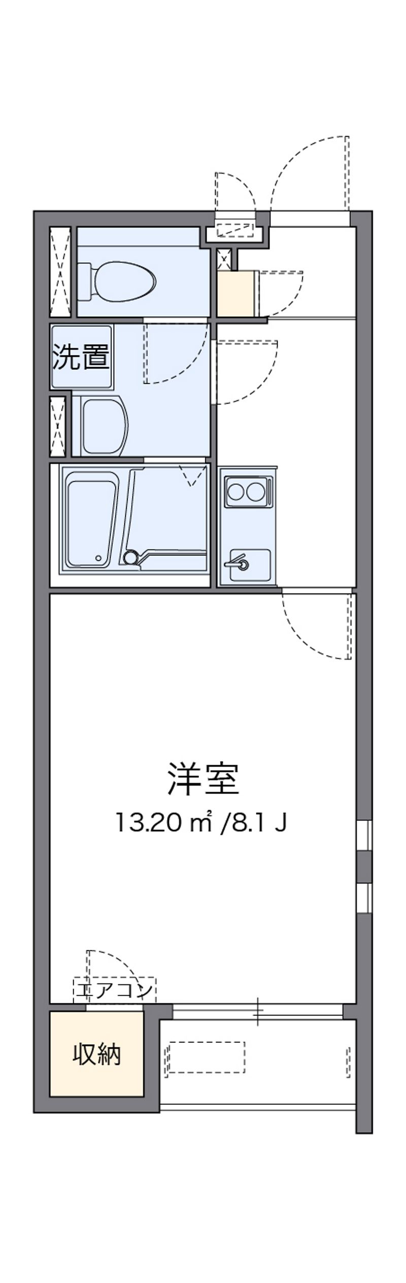クレイノいずえ 間取図