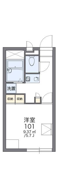 レオパレスＮＶⅡ 間取図