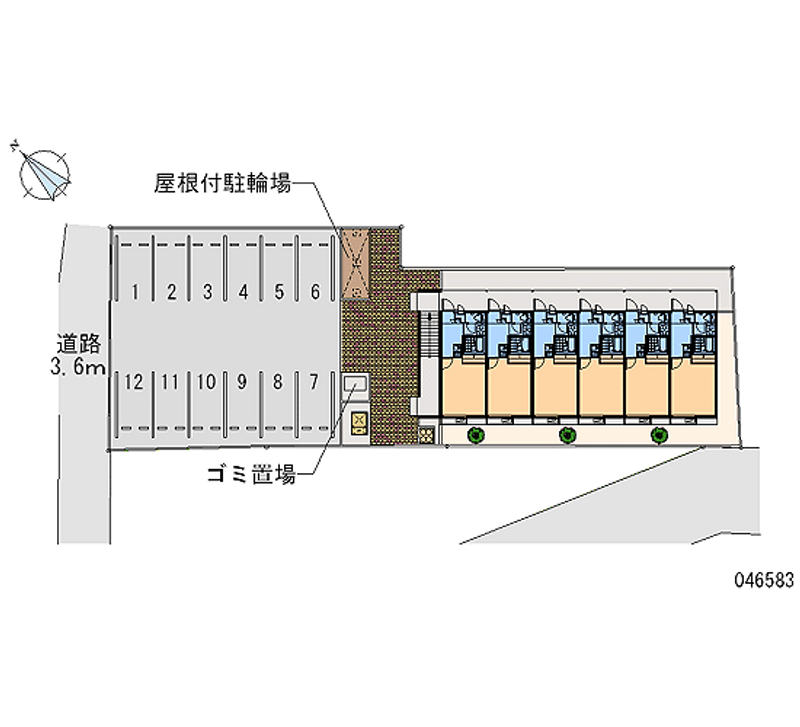 レオパレスグランヴィア東草津Ⅲ 月極駐車場