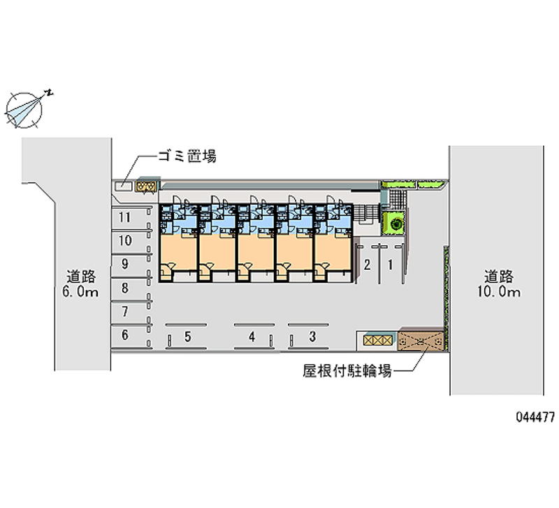 44477 Monthly parking lot