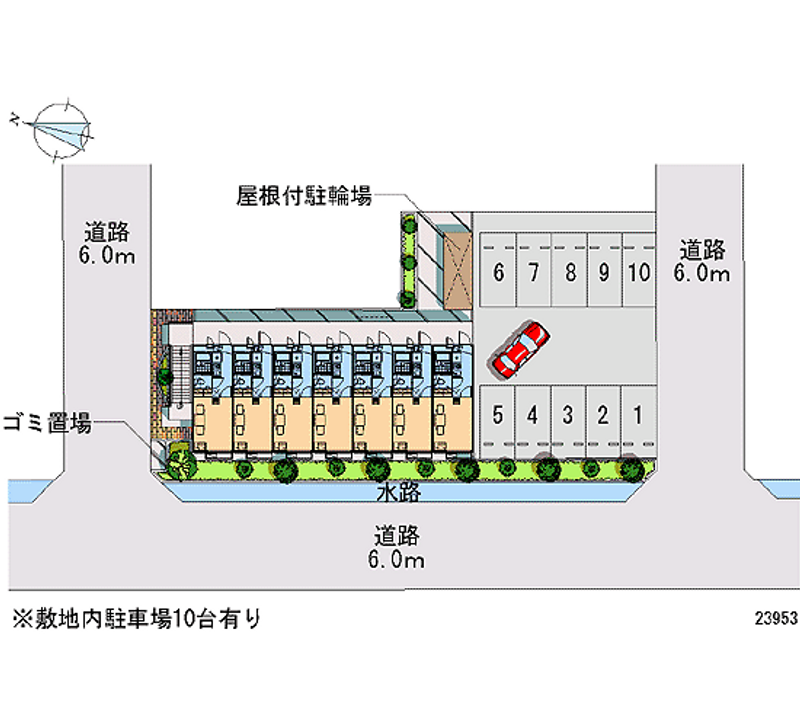 レオパレスいずみ 月極駐車場