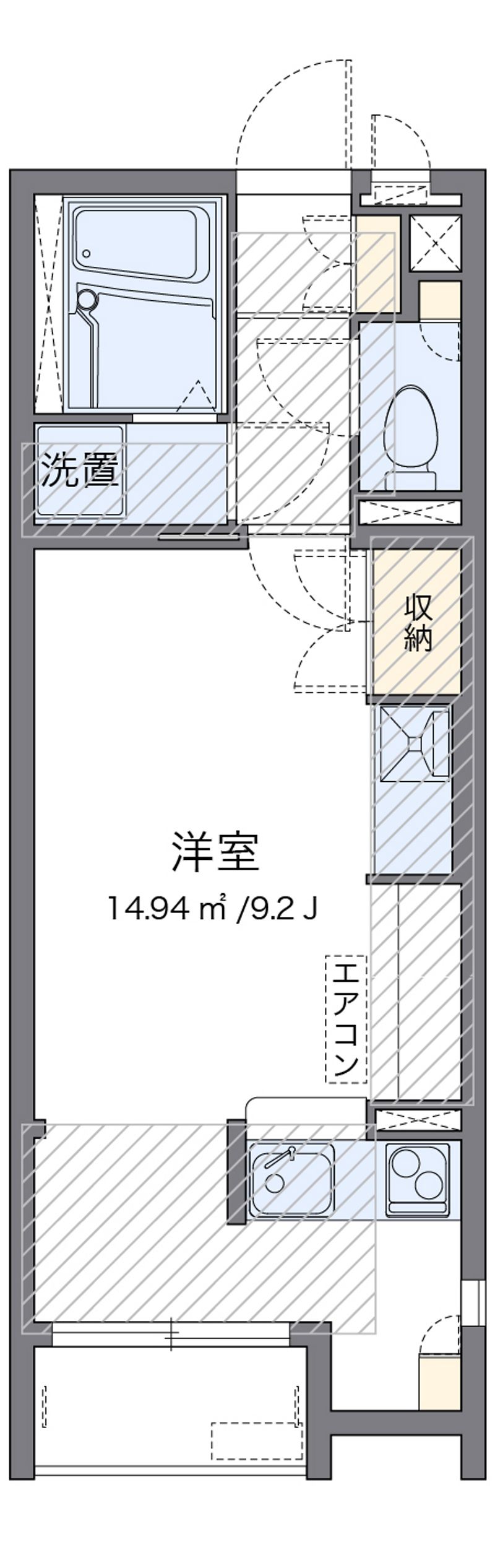レオネクストスマイルタウン鵠沼 間取図