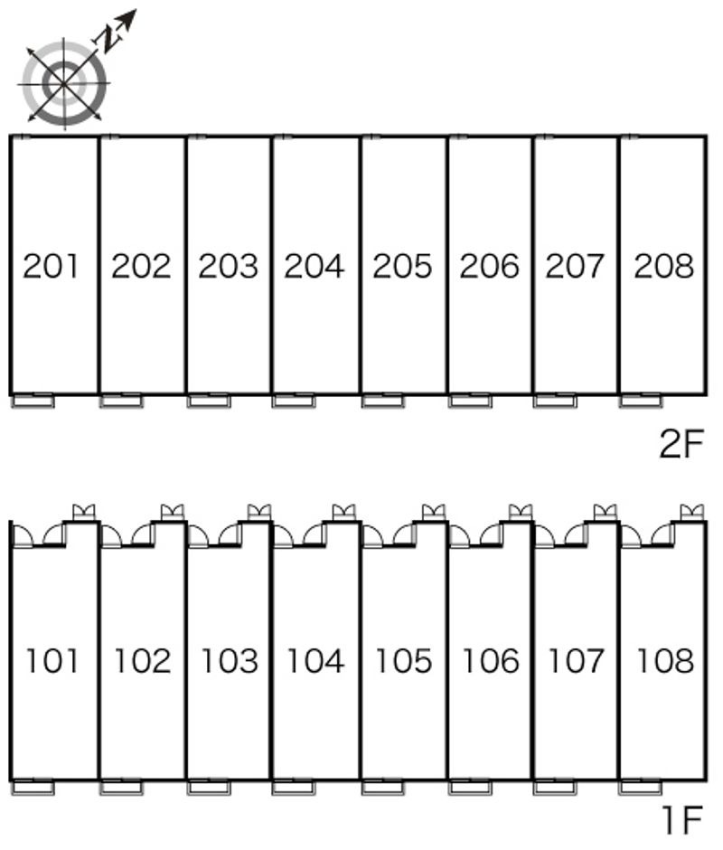 レオパレスＳＡＩＪＹＯ　Ⅱ号 間取配置図