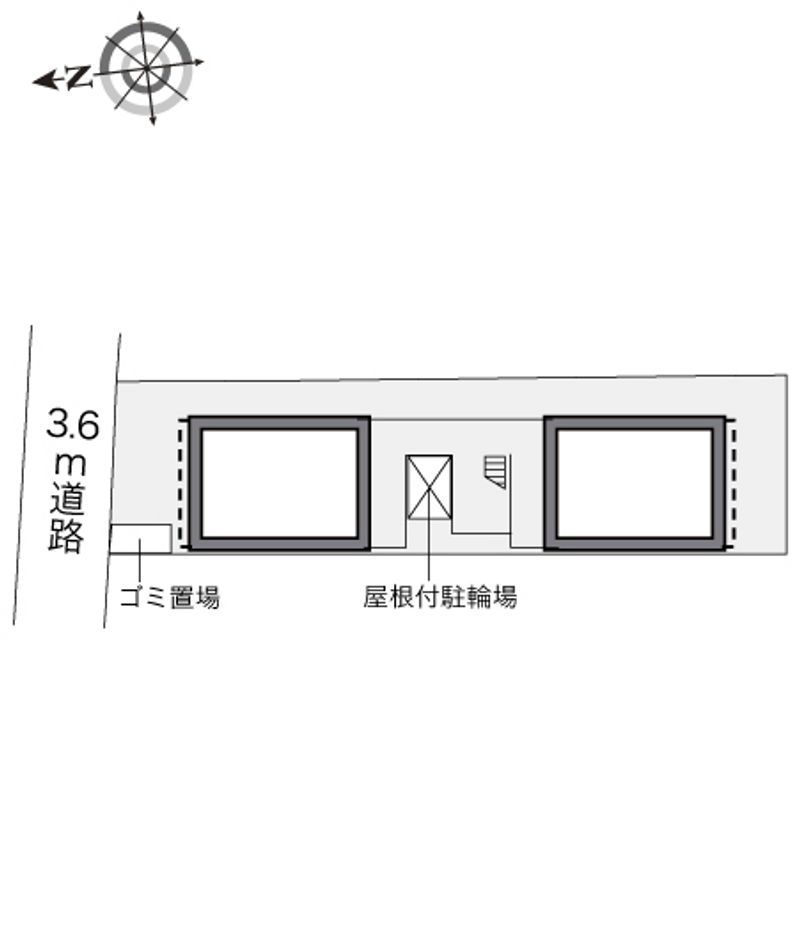 レオパレスさつき 配置図