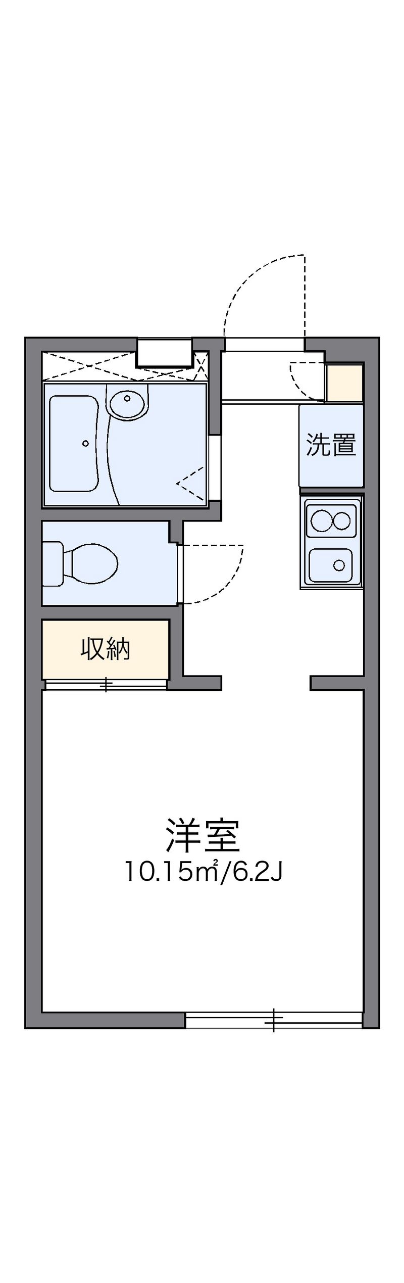 レオパレスサーンハウス 間取図