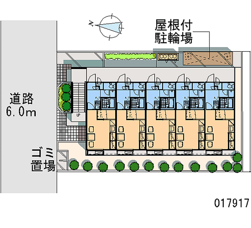 レオパレスオリオン 区画図
