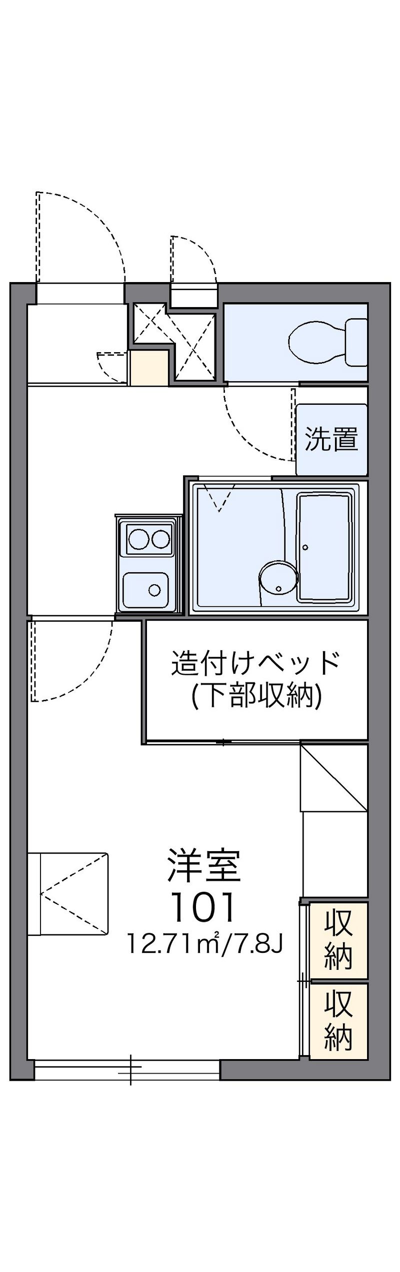 レオパレスｅｇｇｐｌａｎｔⅡ 間取図